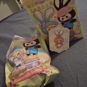 Pastel Macaron Bunny Plush Blind Bag with Bunny Sticker
